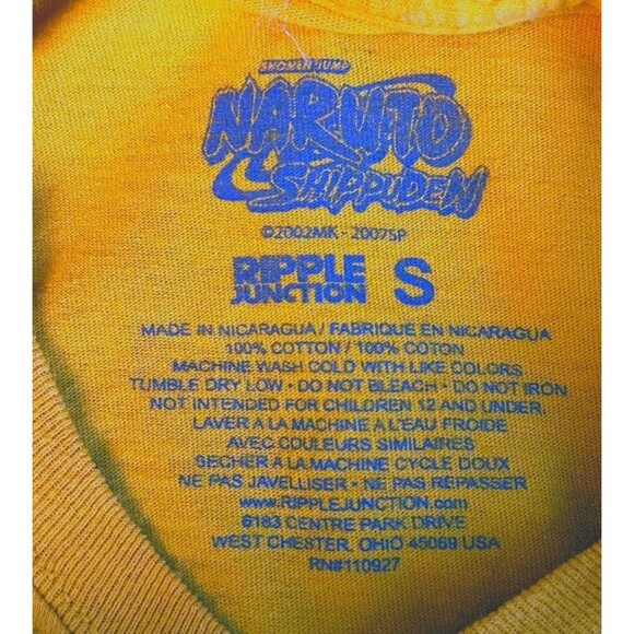 Naruto Shippuden T Shirt Ripple Junction Long Sleeve Mens Small Ichiraku Ramen - Picture 7 of 8